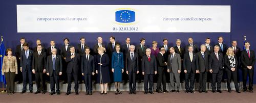 EUROPEAN COUNCIL, BRUSSELS, MARCH 1, 2012, DURING THE MEETENG THE 27 HEADS OF EU STATES AND GOVERNEMENT GRANTED THE STATUS OF EU CANDIDATE COUNTRY TO SERBIA