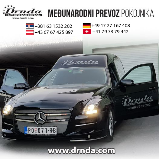 Drnda Internacional - Međunardoni prevoz pokojnika